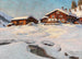 Paesaggio invernale vicino a Davos - Franz Holper — vista dell’opera