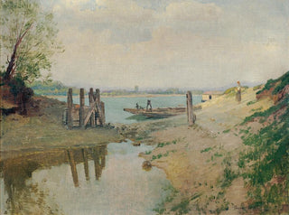 Sul Danubio vicino a Greifenstein - Franz Horst — vista dell’opera