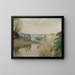Sul Danubio vicino a Greifenstein - Franz Horst — quadro incorniciato alla parete