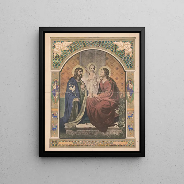 La Sainte Famille - Franz Ittenbach — quadro incorniciato alla parete