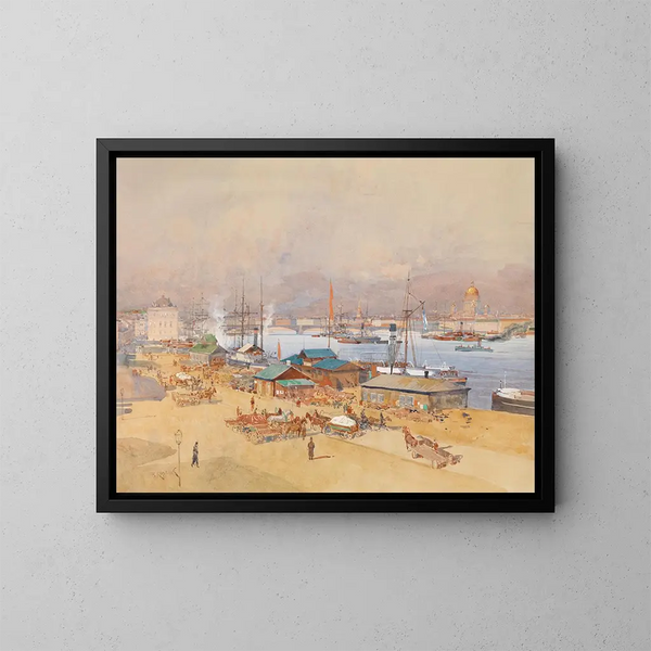 Saint-Pétersbourg - Franz Kopallik — quadro incorniciato alla parete