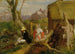 Il pittore e il passeggiatore nel paesaggio idilliaco - Franz Krammer — vista dell’opera