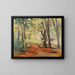Chioma forestale in autunno - Franz Kulstrunk — quadro incorniciato alla parete