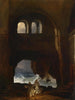 Monaci nel cortile di un monastero sul mare - Franz Ludwig Catel — vista dell’opera