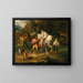 Rodolphe de Habsbourg e il sacerdote - Franz Ludwig Catel — quadro incorniciato alla parete