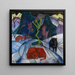 Un Bison in Inverno Il Bisonte Rosso - Franz Marc — quadro incorniciato alla parete