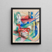 Composition avec des animaux II - Franz Marc — quadro incorniciato alla parete