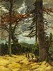 Tronchi di quercia all'inizio della primavera - Franz Marc — vista dell’opera