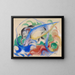Animale fatato - Franz Marc — quadro incorniciato alla parete
