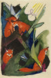 Quattro volpi - Franz Marc — vista dell’opera