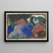 Cavallo verde nel paesaggio - Franz Marc — quadro incorniciato alla parete