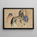 Piccolo animale favoloso II - Franz Marc — quadro incorniciato alla parete