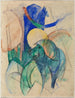 Mandrill - Franz Marc — vista dell’opera