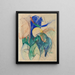 Mandrill - Franz Marc — quadro incorniciato alla parete