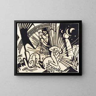 Riconciliazione - Franz Marc — quadro incorniciato alla parete