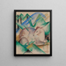 Cervi rossi - Franz Marc — quadro incorniciato alla parete