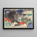 Bœuf rouge - Franz Marc — quadro incorniciato alla parete