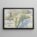 Cani siberiani nella neve - Franz Marc — quadro incorniciato alla parete