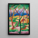 Belettes en jeu - Franz Marc — quadro incorniciato alla parete