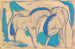 Due cavalli blu-verde - Franz Marc — vista dell’opera
