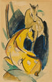 Due animali gialli - Franz Marc — vista dell’opera