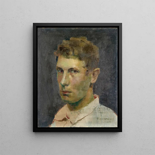 Autoritratto - Franz Marent — quadro incorniciato alla parete