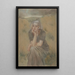 Jeune fille - Franz Melchers — quadro incorniciato alla parete