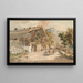 Ferme et rue à Meiringen - Franz Niklaus König — quadro incorniciato alla parete