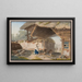 Casa di contadino nel cantone di Berna - Franz Niklaus König — quadro incorniciato alla parete