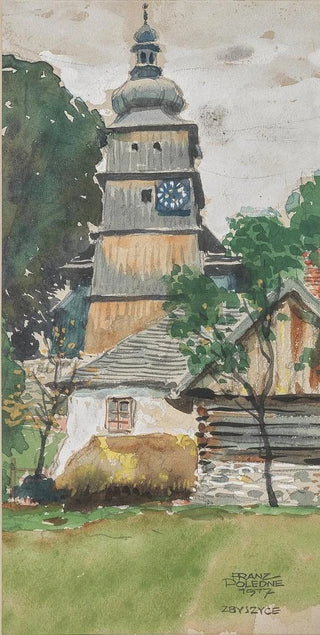 Franz Poledne - Kirchturm in Zbyszyce.webp