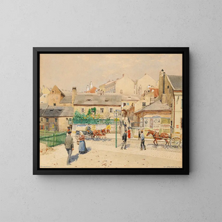 Vienne Ratzenstadl - Franz Poledne — quadro incorniciato alla parete
