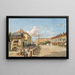 La linea Mariahilfer a Vienna - Franz Reinhold — quadro incorniciato alla parete