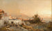sulla Veranda con Napoli sullo sfondo - Franz Richard Unterberger — vista dell’opera