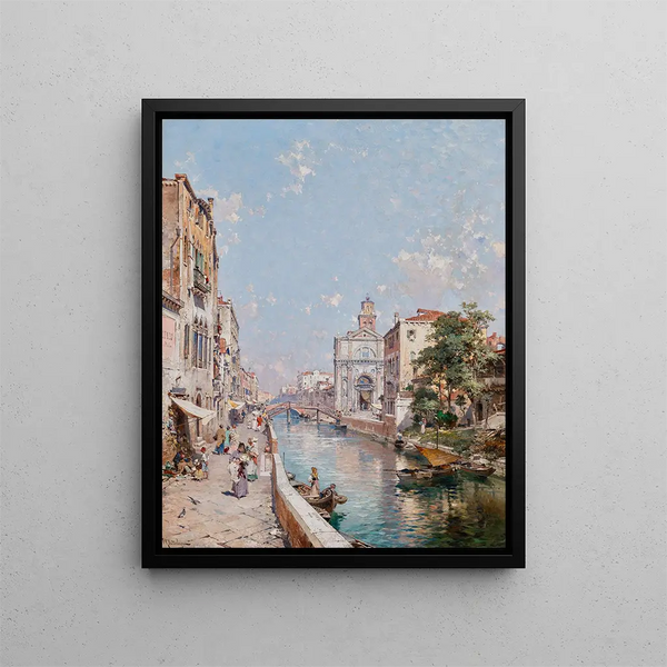 Franz Richard Unterberger - Rio San Girolamo Venice.webp