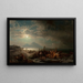 Riviera di Santa Lucia - Franz Richard Unterberger — quadro incorniciato alla parete