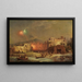 Fête de Santa Lucia à Amalfi - Franz Richard Unterberger — quadro incorniciato alla parete