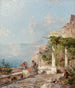 Sorrente sulla baia di Napoli - Franz Richard Unterberger — vista dell’opera