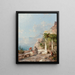 Sorrente sulla baia di Napoli - Franz Richard Unterberger — quadro incorniciato alla parete