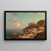 Le port de Capri - Franz Richard Unterberger — quadro incorniciato alla parete