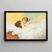 Venere e Cupido nello stile dell'Art Nouveau - Franz Rösler — quadro incorniciato alla parete