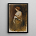 Nu femminile - Franz Rumpler — quadro incorniciato alla parete