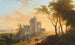 Paesaggio con rovina e passeggiatori - Franz Scheyerer — vista dell’opera