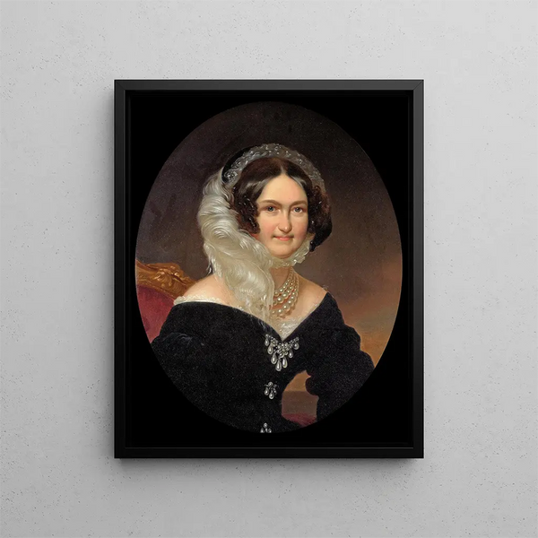 Caroline Augusta - Franz Schrotzberg — quadro incorniciato alla parete