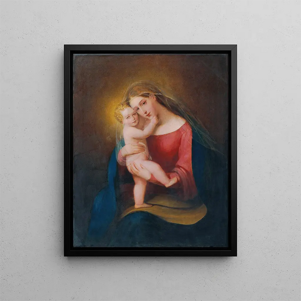 Madonna ma joue - Franz Schrotzberg — quadro incorniciato alla parete