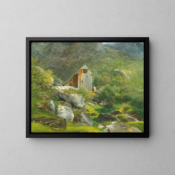 Moulin de montagne - Franz Steinfeld — quadro incorniciato alla parete
