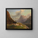 Salzkammergut - Franz Steinfeld — quadro incorniciato alla parete
