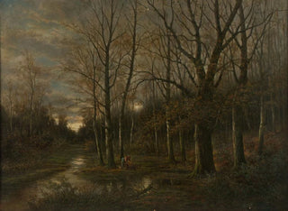 Paesaggio di prateria vicino a Lundenburg - Franz Stephan Paschinger — vista dell’opera