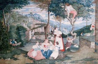 Franz Theobald Horny - Italian country life.webp