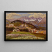 Vista di Kitzbühel - Franz Walde — quadro incorniciato alla parete