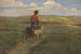 Giovane ragazza con capre sul percorso del ritorno - Franz Wallischeck — vista dell’opera